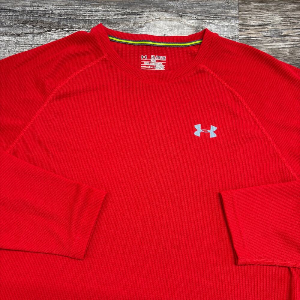 Under Armour Red Long Sleeve Performance Shirt - Picture 2 of 9